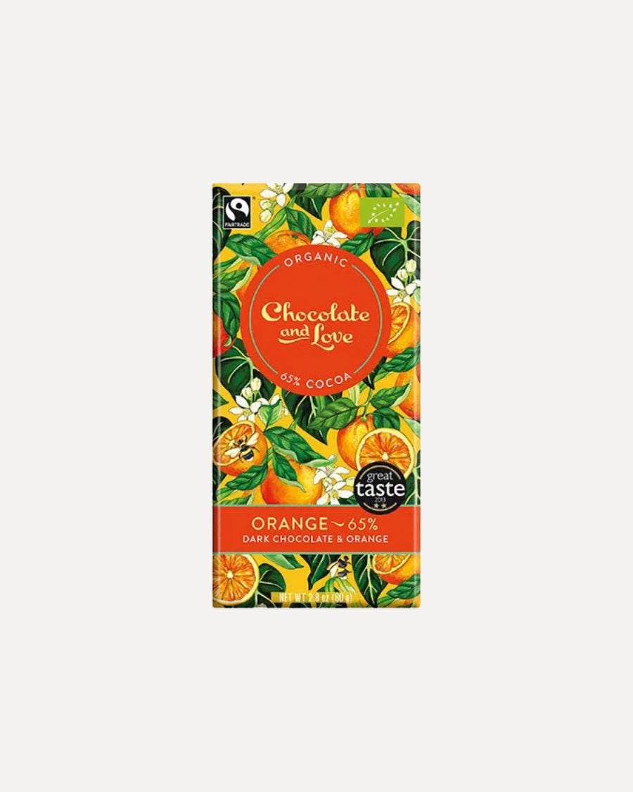 Chocolate & Love - Økologisk Chokolade Orange 65%