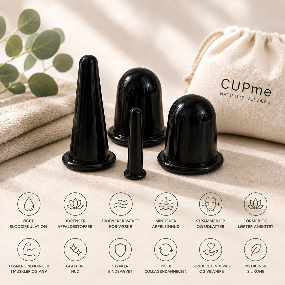 CUPme by Organic Konjac - Cupping Sæt i 4 dele