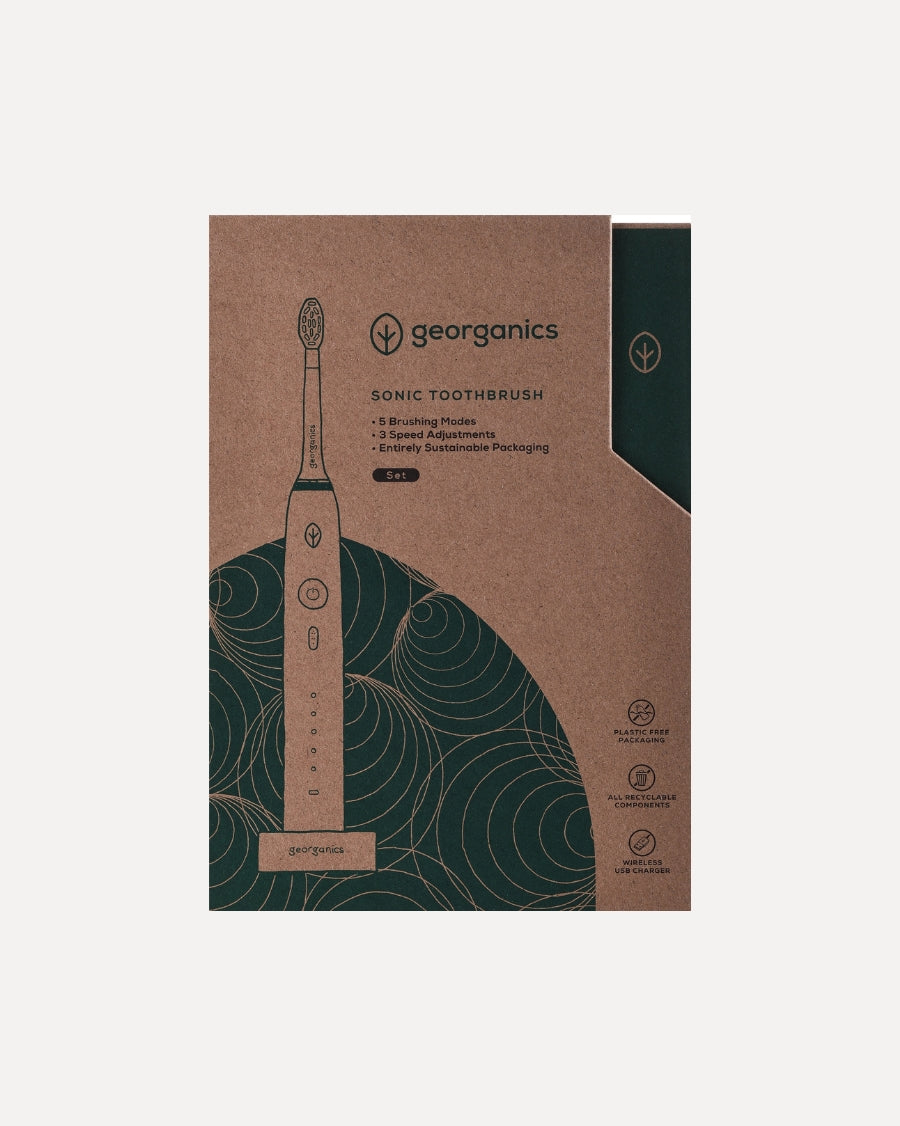 Georganics Elektrisk Tandbørste - Incl. 2 Børstehoveder