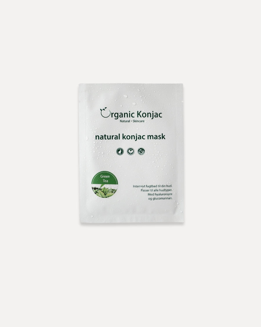 Organic Konjac Mask - Green Tea