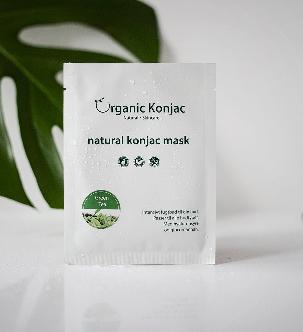 Organic Konjac Mask - Green Tea