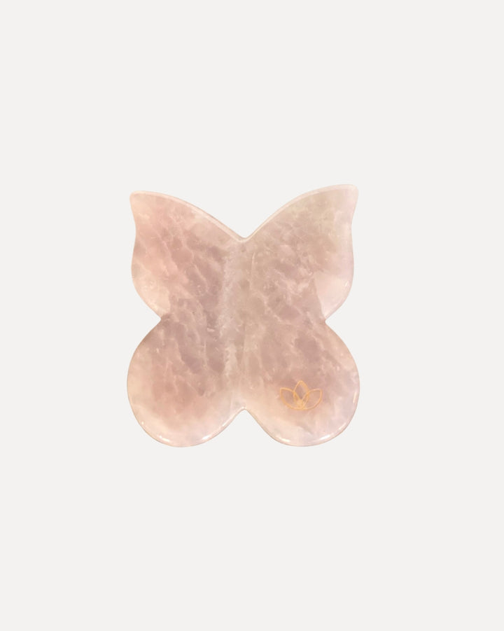 Butterfly Face & Body Gua Sha - Rosakvarts