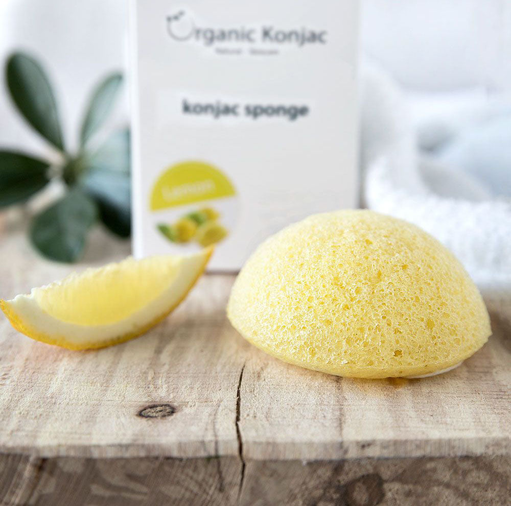 Organic Konjac Svamp Lemon - Mod pigmentforandringer