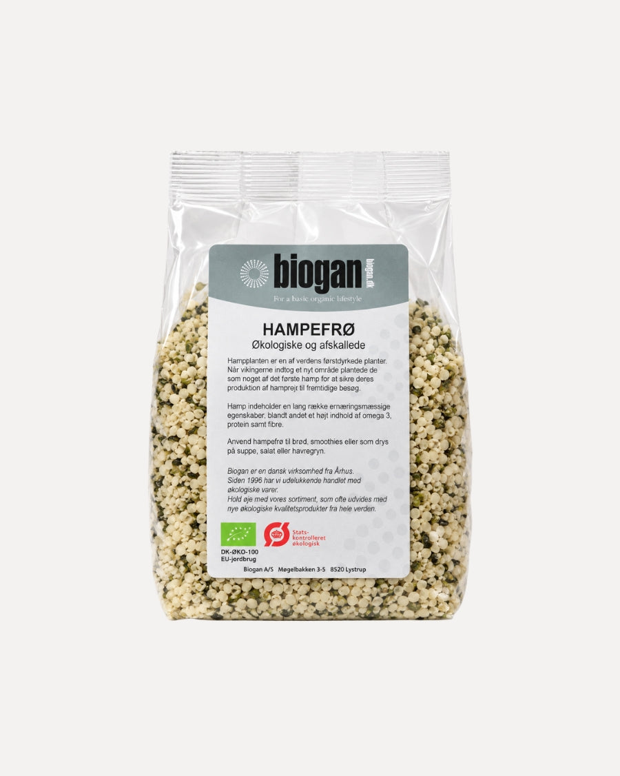 Økologiske Hampefrø - Biogan - 400 g