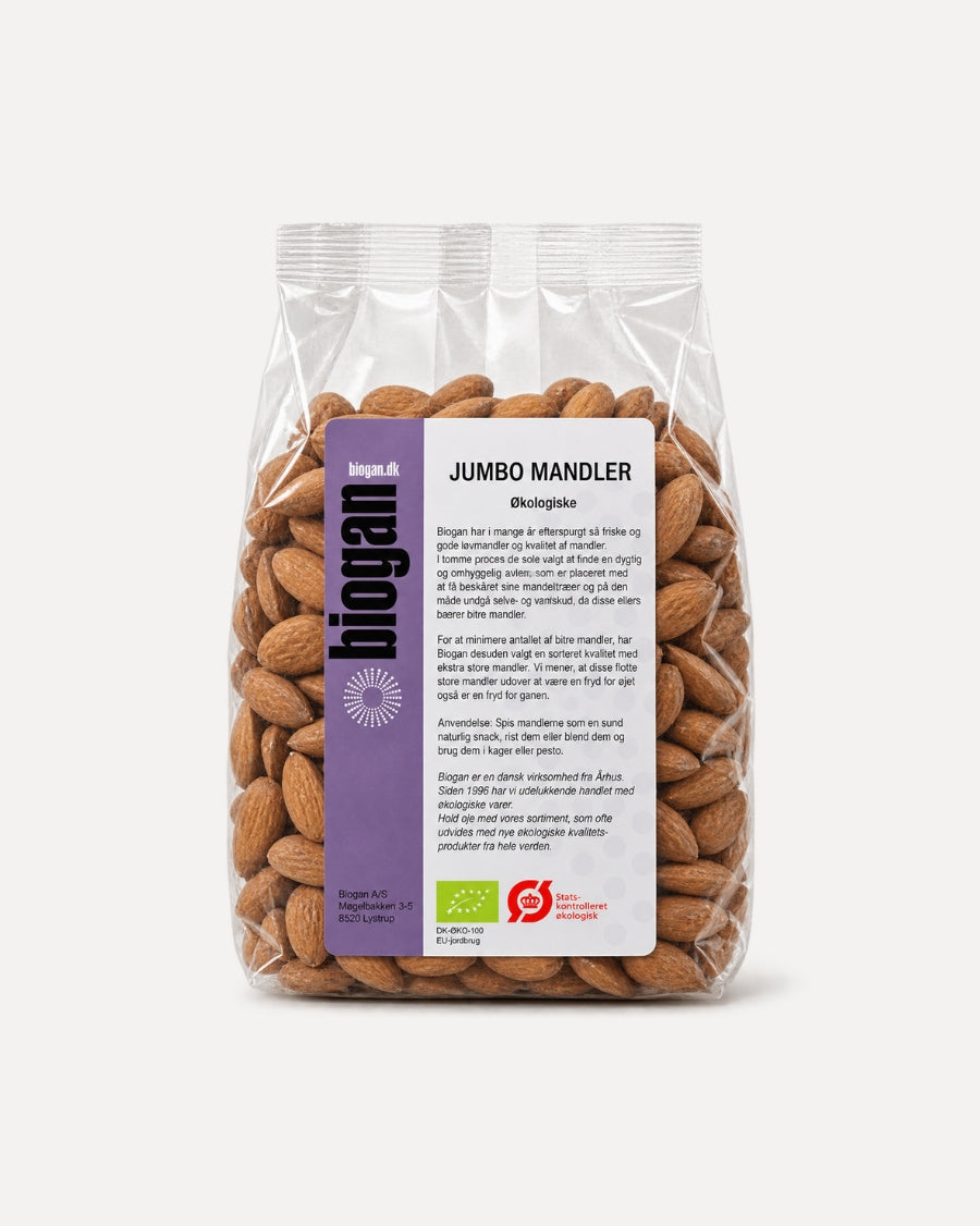 Økologiske Mandler - Biogan - 500g