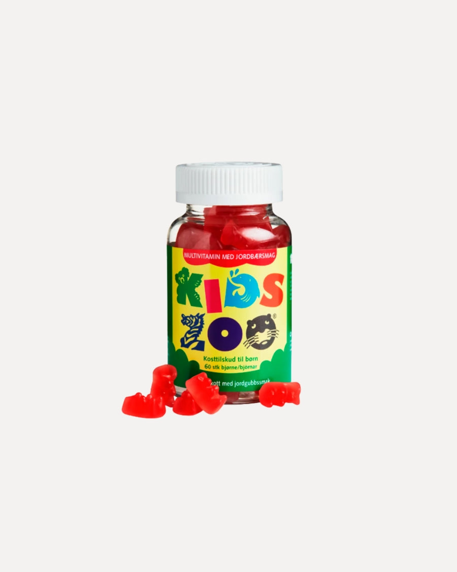 Kids Zoo Multivitamin Med Jordbærsmag - 60 stk