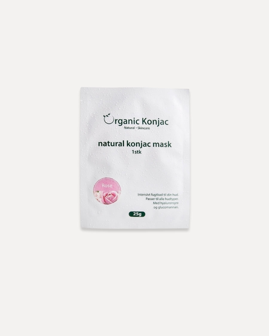 Organic Konjac Mask - Rose