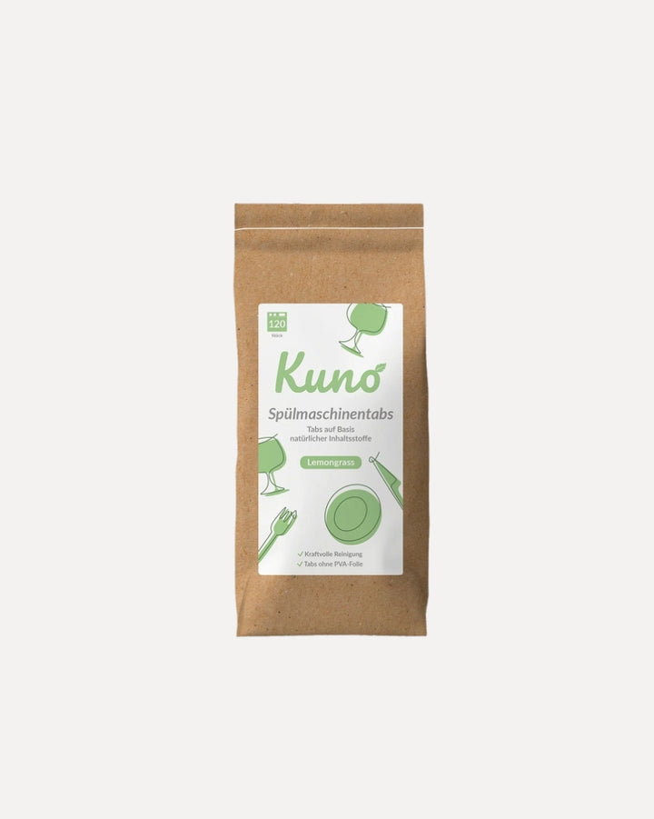 Naturlige Opvasketabs Med Citrongræs - 120 Stk.