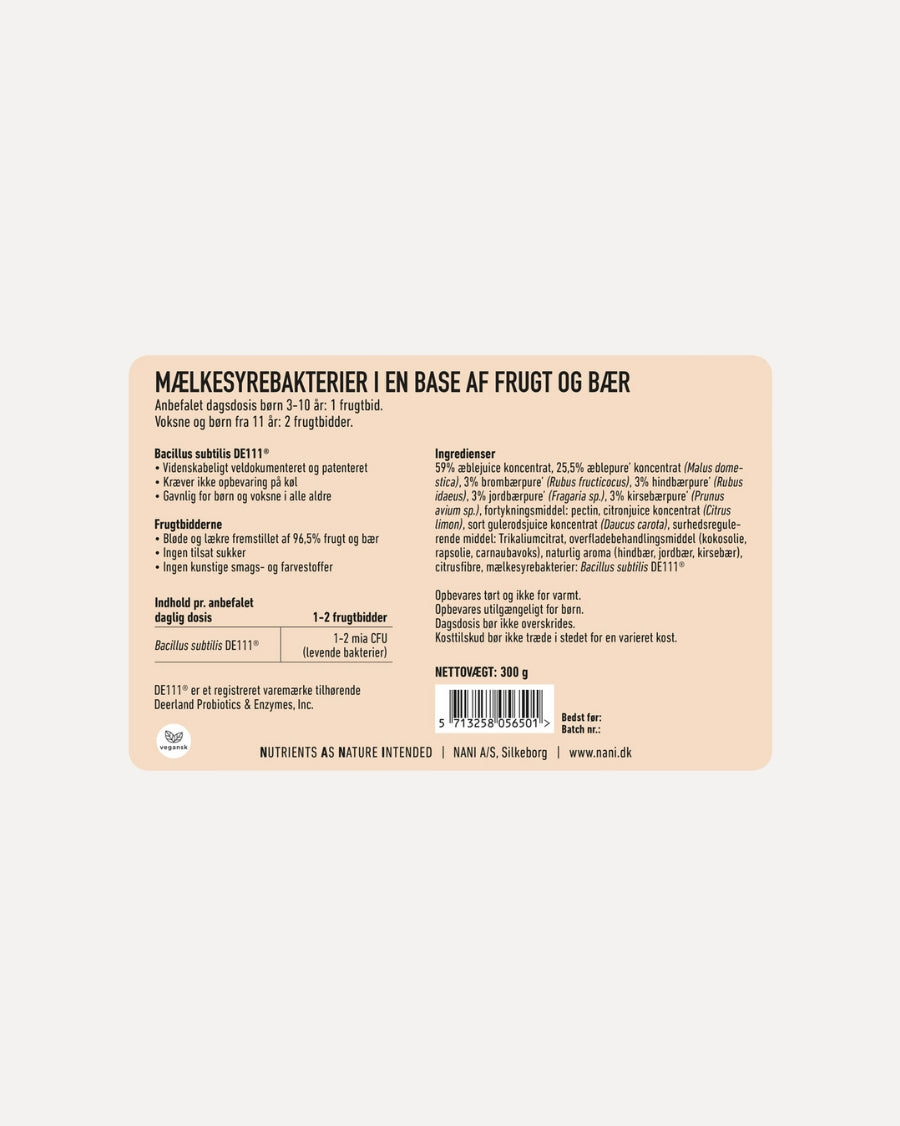 Nani Mælkesyrebakterier - 120 stk