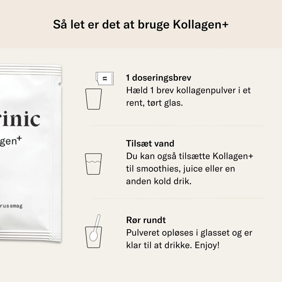 Nutrinic Kollagen+ - Kollagen, C-Vitamin & Zink