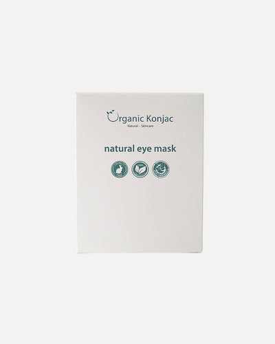 Organic Konjac Natural Eye Mask - 10 X 2 stk