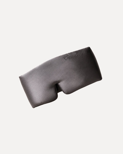 Organic Konjac Silky Sleep Mask - Mulberry Silk Dark Grey