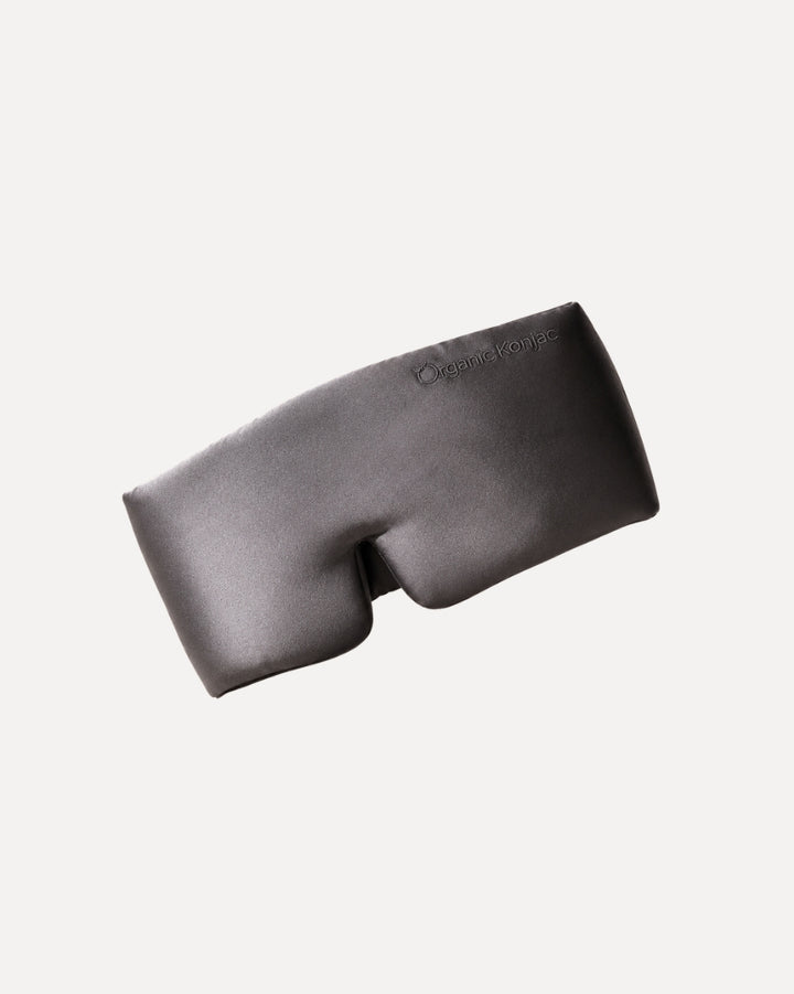 Organic Konjac Silky Sleep Mask - Mulberry Silk Dark Grey