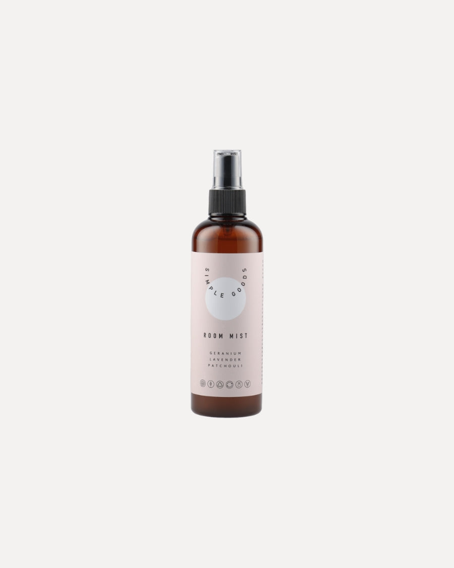 Simple Goods Room Mist - Geranium, Lavendel & Patchouli