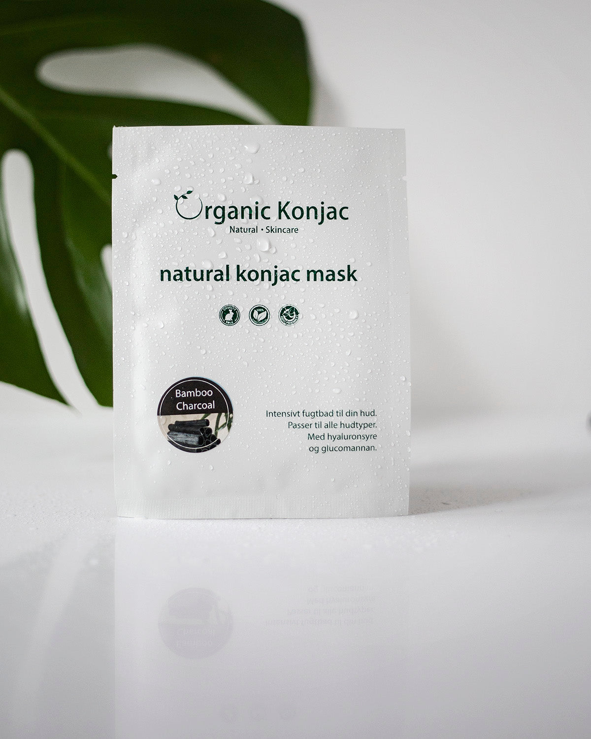 Organic Konjac Mask – Bamboo Charcoal