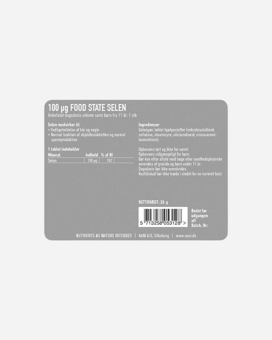 Nani Organisk Selen - 90 stk