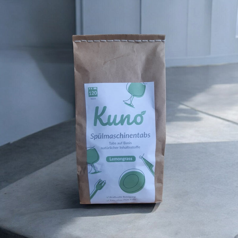 Naturlige Opvasketabs Med Citrongræs - 120 Stk.