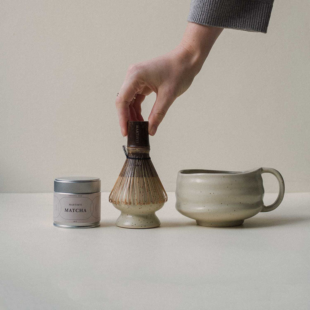 Martinys Keramikholder til matcha bambuspisk