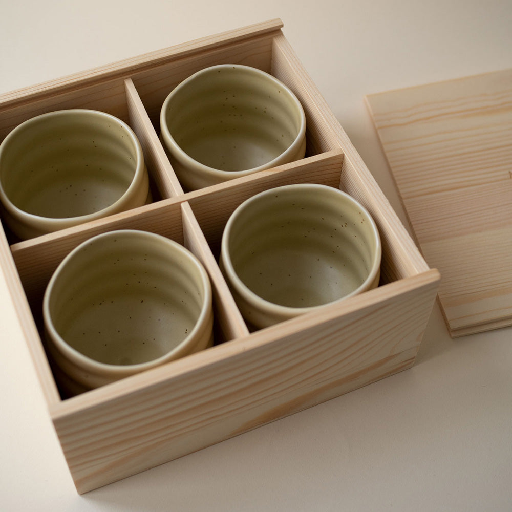 Martinys Ripple Sæt Med Fire Kopper