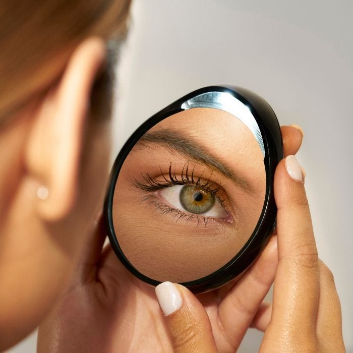 Tweezerman 10 X Forstørrelsesspejl med lys